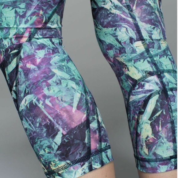 Lululemon Run: Top Speed Crop 17” Leggings Iridescent Multi - Picture 3 of 4